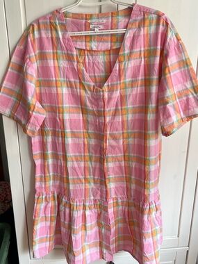 NATIVE YOUTH Plaid Cotton dress - Large